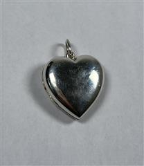 Tiffany & Co. Sterling Silver Heart Locket Charm Pendant